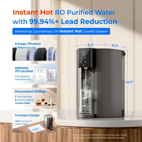 Countertop Instant-Hot Reverse Osmosis System - Image 4